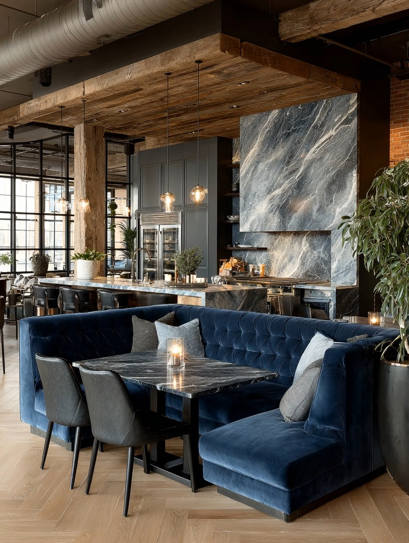 Create a lounge-style dining booth right at home.

Place it beside your kitchen island and instantly transform everyday meals into a restaurant-level experience. A deep velvet banquette, a marble or stone table, soft lighting — and suddenly dinner feels intentional.

This is where conversations last longer. Where guests feel relaxed. Where date nights feel elevated without ever leaving home.

It’s elegant. It’s intimate. It’s comfortable.

Dining isn’t just about food — it’s about the experience you create around it.

#DiningBooth #HomeEntertaining #LoungeStyleLiving #ModernDining #VelvetBanquette #LuxuryAtHome #KitchenDesign #StatementInteriors #ElegantLiving #HostInStyle 

 #LTKHome