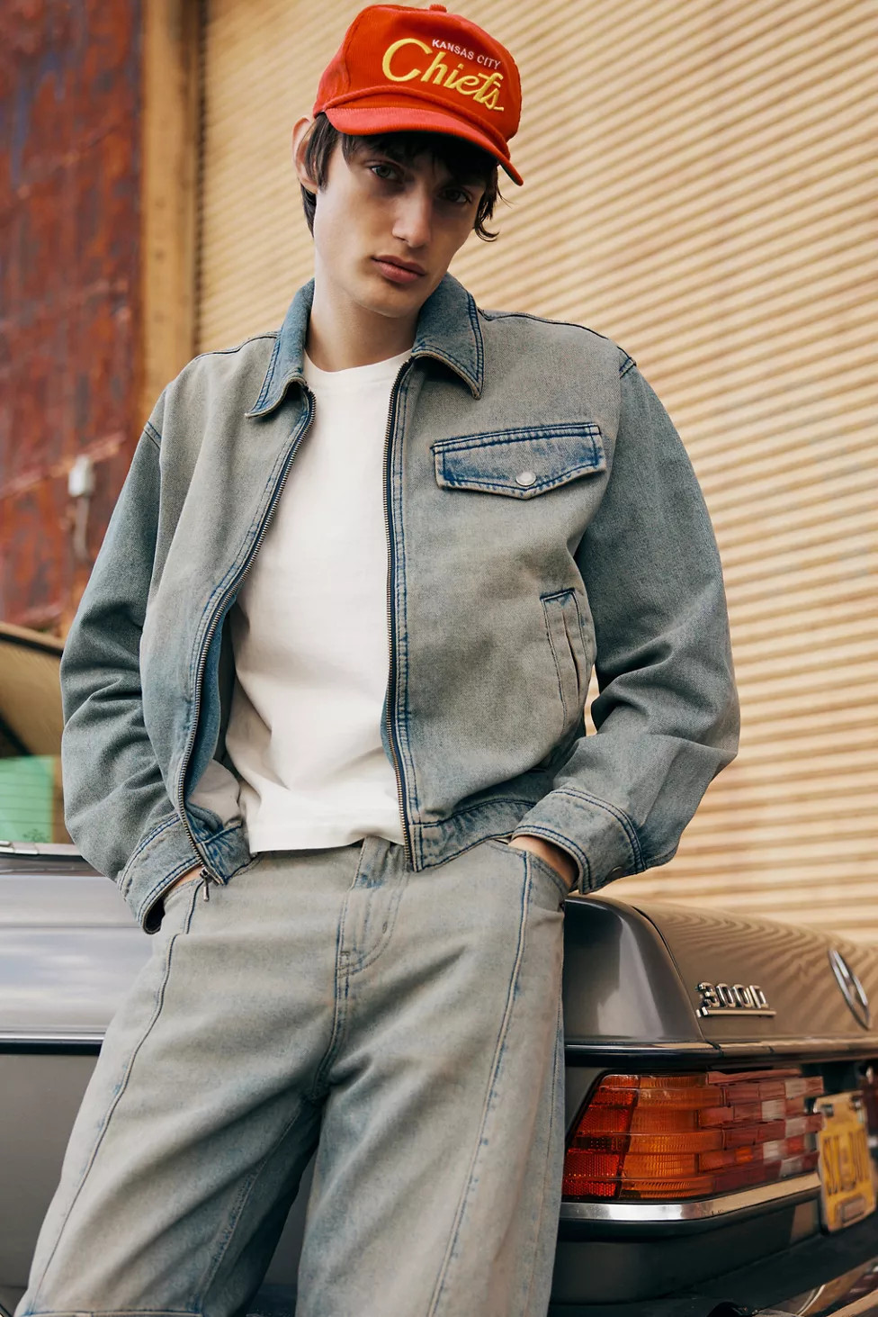 BDG Cropped Denim Zip Jacket | Urban Outfitters (US and RoW)