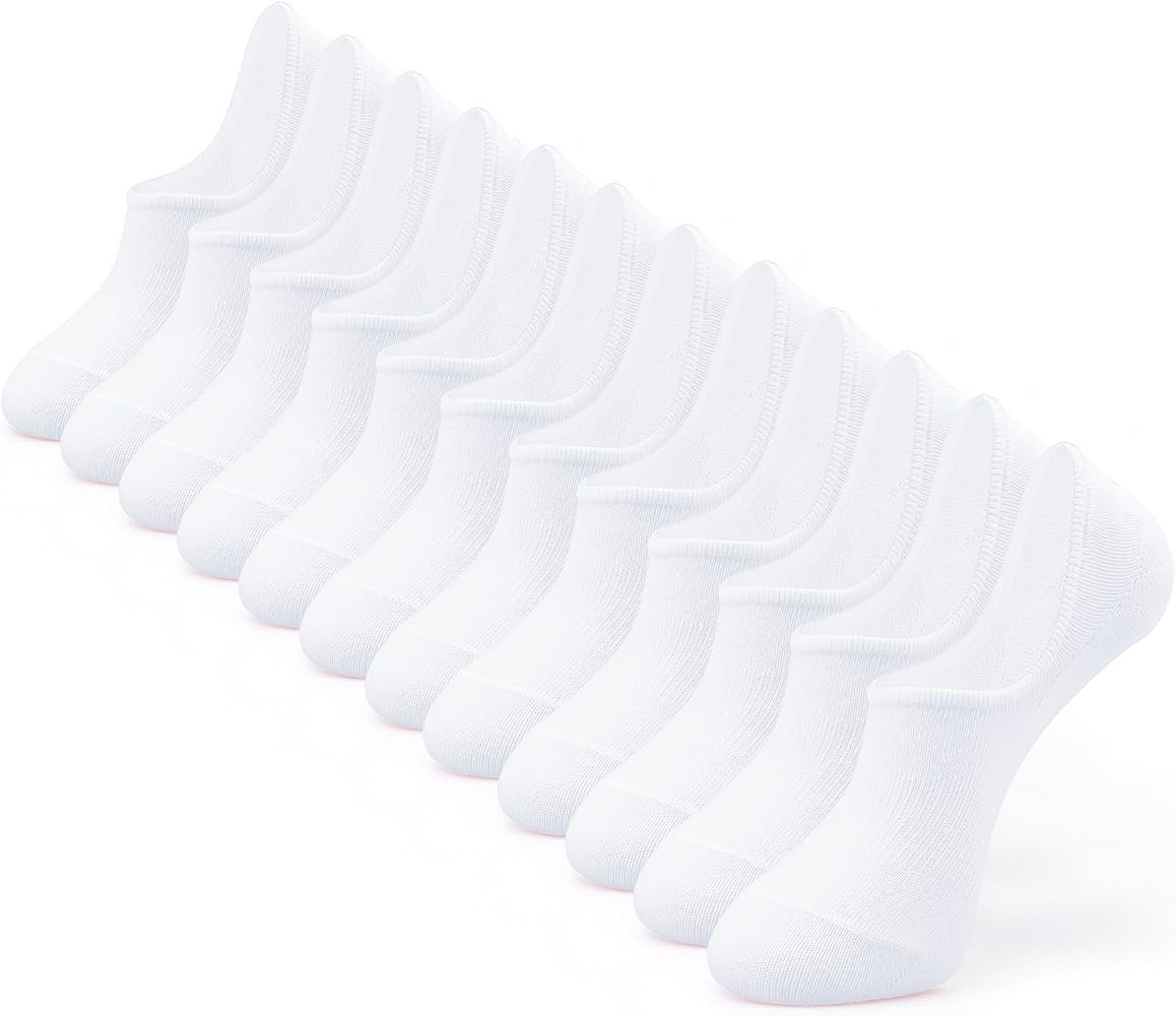 IDEGG Women & Men No Show Low Cut Anti\u2011Slip Casual Sports Running Socks | Amazon (US)