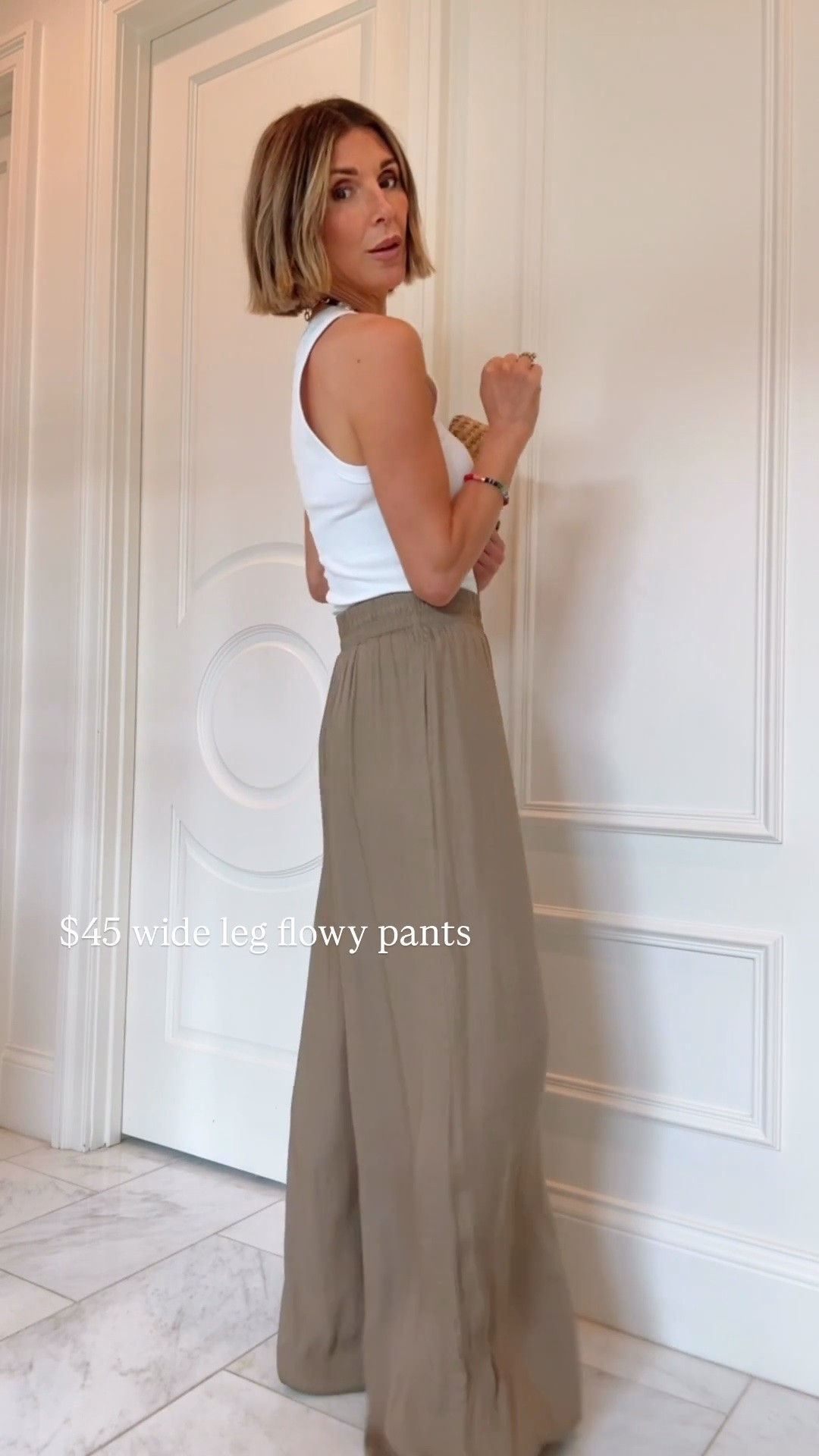 These wide leg pants from @Zara feel like pajamas and so chic! I'm wearing size xs

#LTKsummer #LTKstyletip