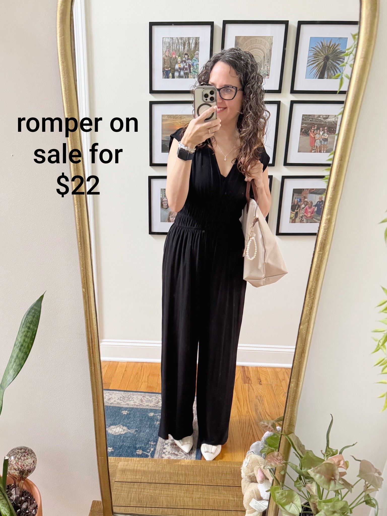 Romper love! 🖤 spring outfit

#LTKOver40 #LTKPetite #LTKSeasonal