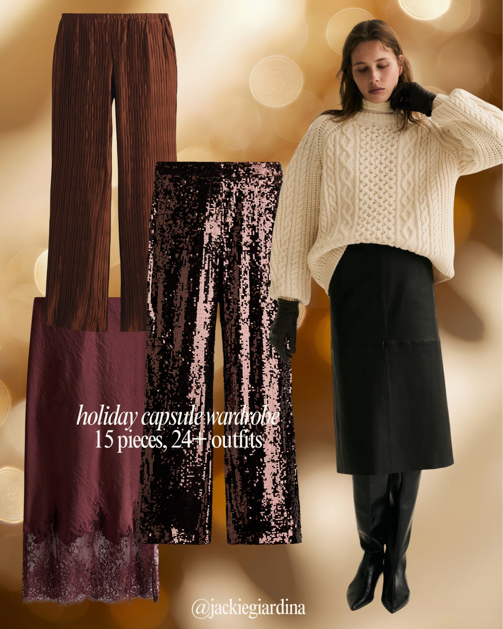 holiday outfits womens, christmas outfit women, holiday party outfits, holiday capsule wardrobe, sequin pants, satin slip midi skirt 

 

#LTKHoliday #LTKootd #LTKFindsUnder50