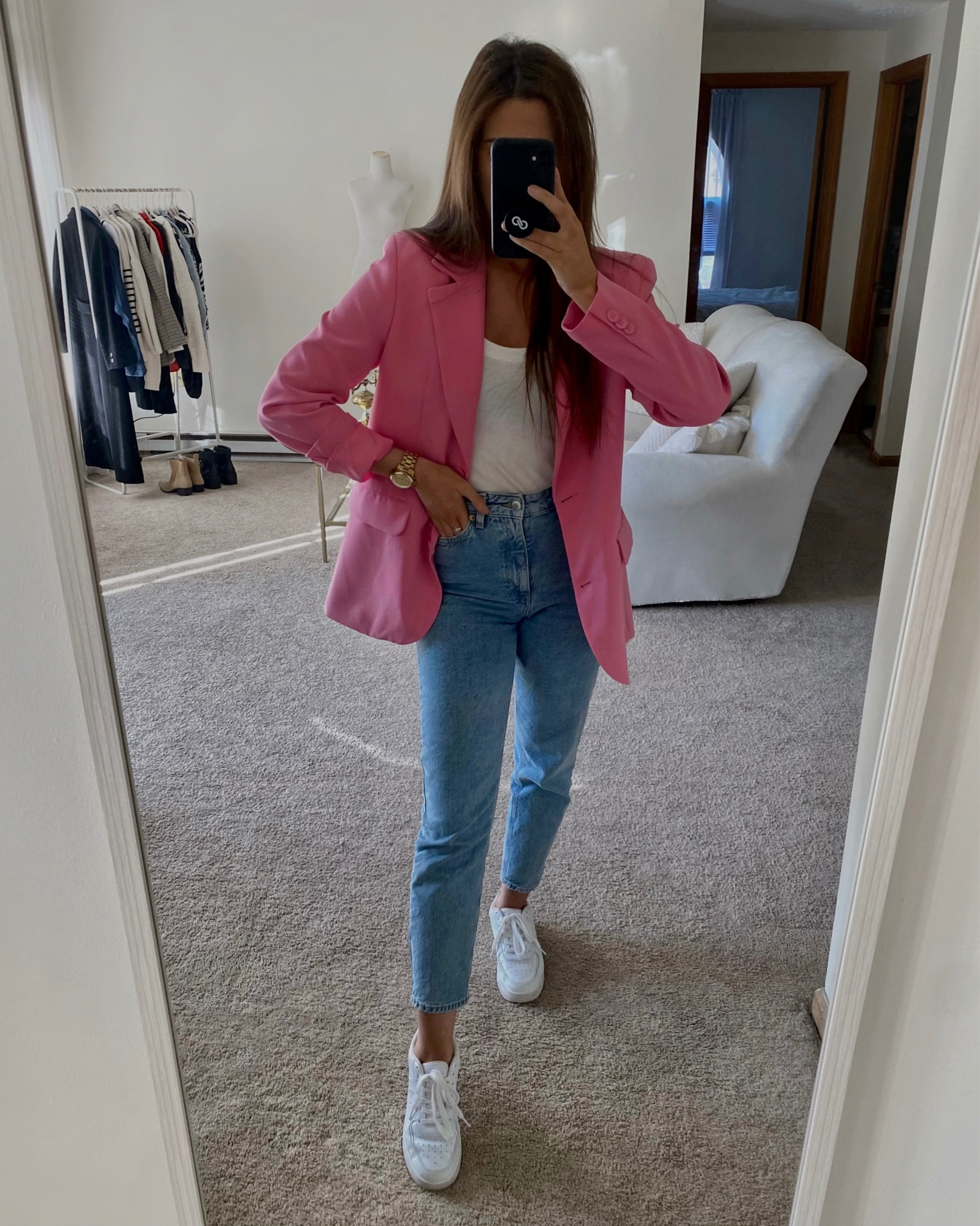 pink blazer @pullandbear (old, linking similar) / mom jeans @hm / white tank @target / white sneakers @nautica

valentine’s day outfits, pink outfits, spring outfits, work outfits, barbie pink, spring blazer, spring style, casual style, hollyfrocks

#LTKfindsunder100 #LTKstyletip #LTKsalealert