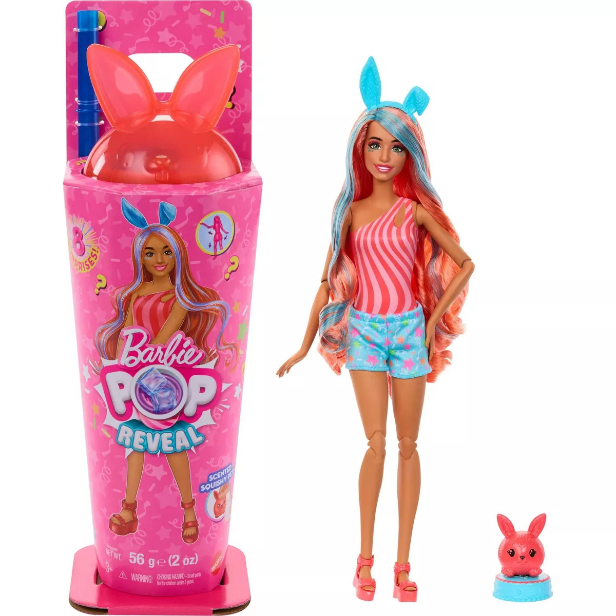 Barbie Pop Reveal Shakes Series 12" Doll and Accessories Set, Scented Bright Bunny Fashion Doll | Target