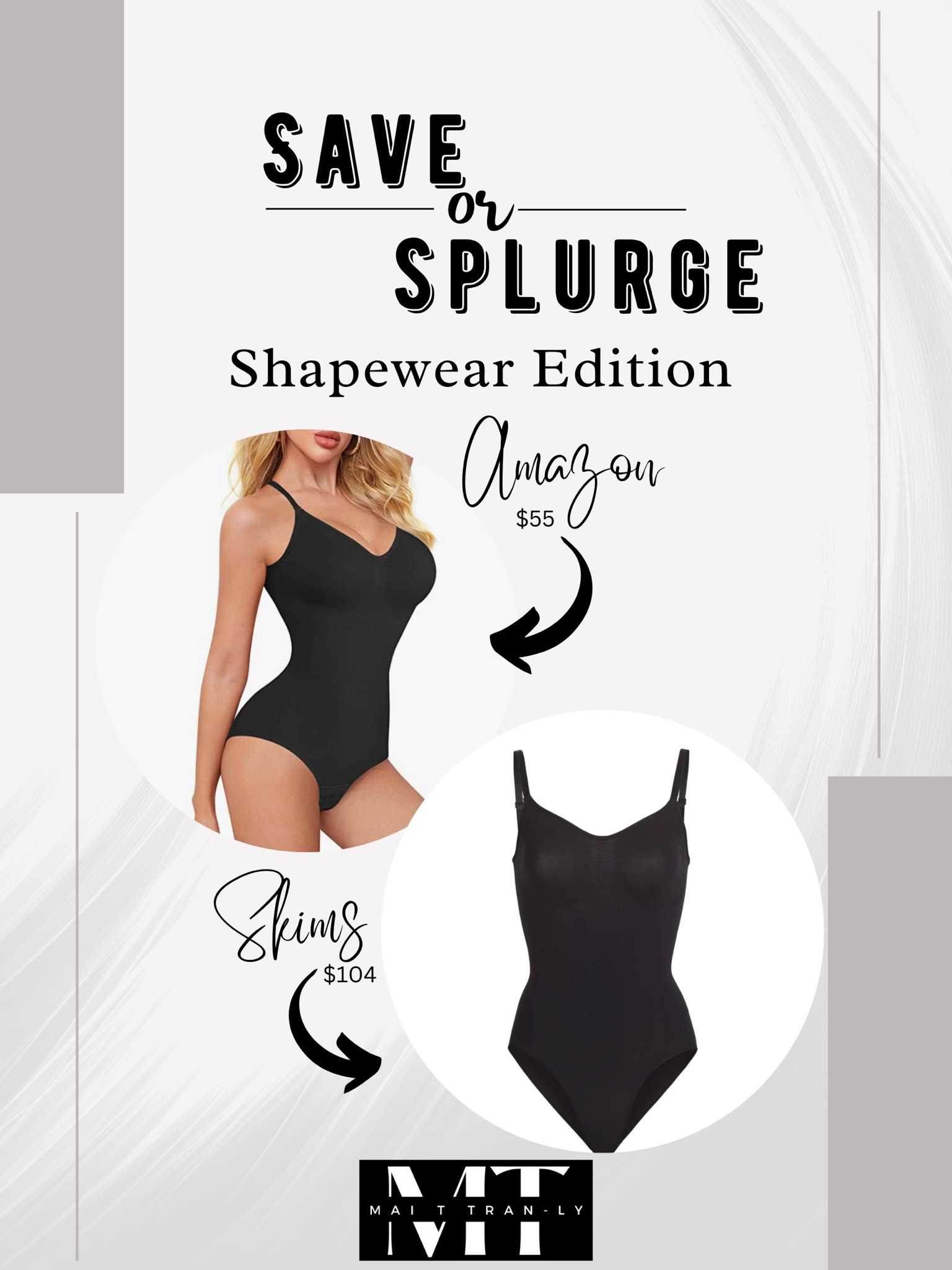 SAVE OR SPLURGE 
SKIMS SHAPEWEAR DUPE VS AMAZON SHAPEWEAR 

Follow Glam Mommy Boss ➮@MaiTTranly
for MORE Lifestyle + Fashion + Beauty + Travel Finds, Ideas, Tips & Deals

Thanks for dropping by. I really appreciate it! Please Like & Share!

You’re a Superstar💫
XoXo Mai T 
www.maittranly.com


#LTKcurves #LTKGiftGuide #LTKunder100