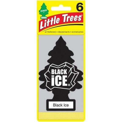 Little Trees Black Ice Air Freshener 6pk | Target