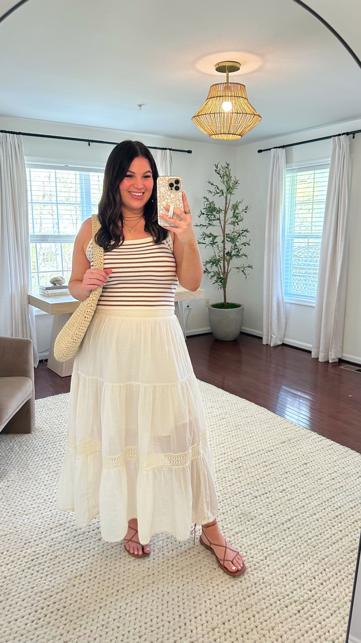 Midsize spring outfit for the farmers market all from Aerie 💐🪴 

Anti chafing shorts - M/L 
Top - large 
Skirt - large 
Sandals - 10 *from Abercrombie last year, added this years version 
Bag from abercrombie last year, added some similar options 

Midsize, midsize outfit, midsize fashion, spring outfit, spring fashion, farmers market style, farmers market fashion, aerie outfit, aerie style, tall woman fashion 

#LTKSeasonal #LTKMidsize #LTKStyleTip