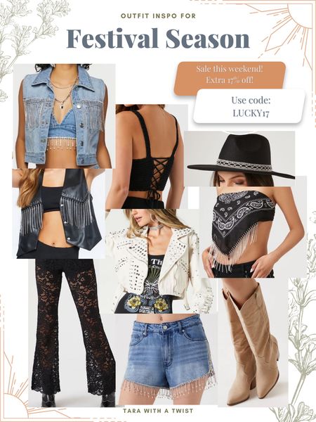 Check out my Festival Fits collection for more inspo!

Festival outfits. Coachella outfit. Stagecoach outfit. Lollapalooza outfit. ACL outfit. Country music concert. Music concert outfit. Rhinestone denim. Cowboy boots. 

#LTKstyletip #LTKFestival #LTKSeasonal