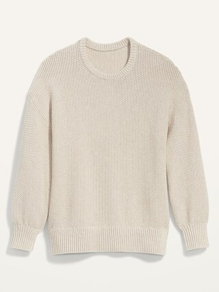 Textured-Knit Tunic Sweater for Women | Old Navy (US)