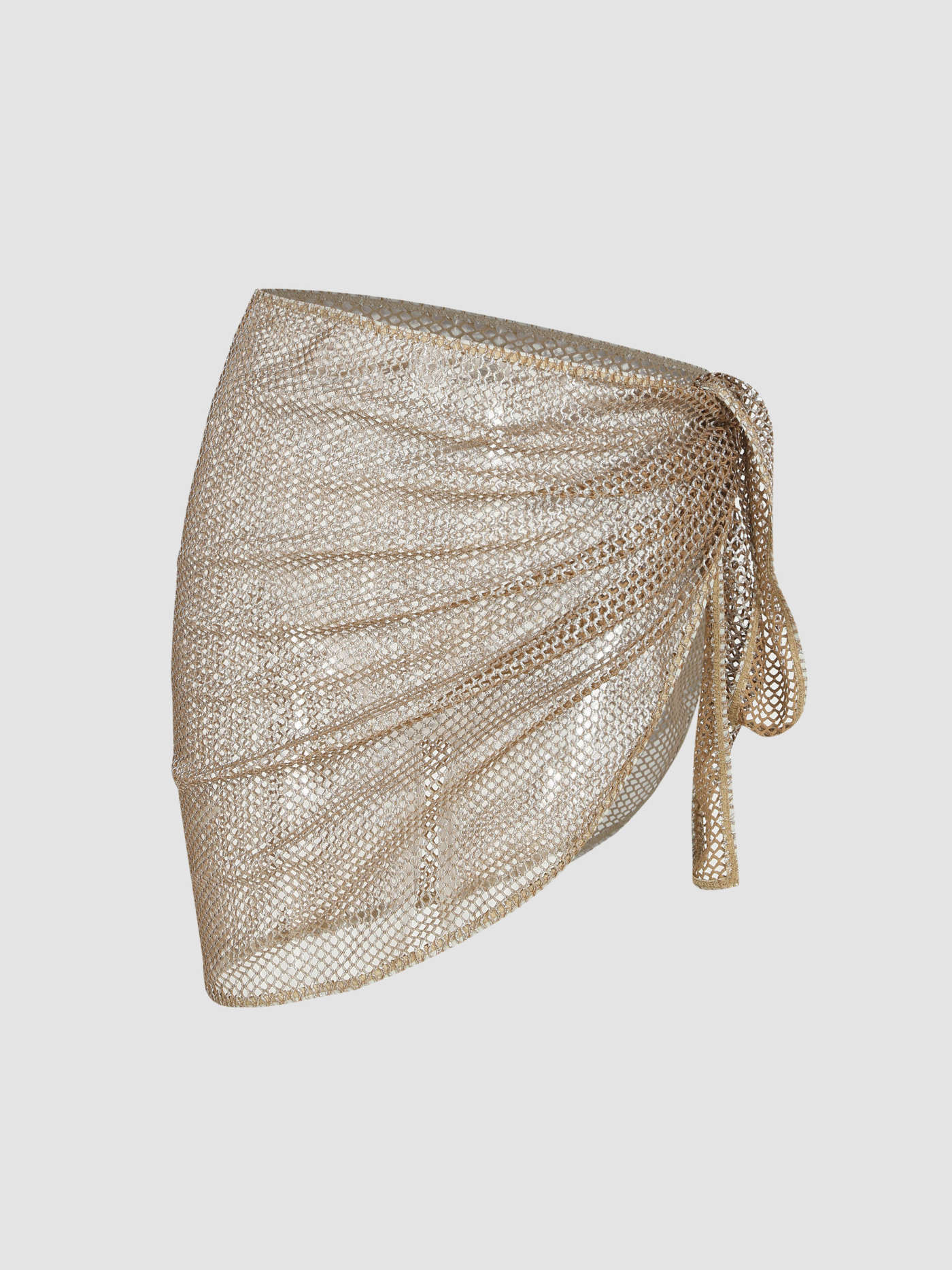 Sequin Crochet Mesh Sarong | Cider