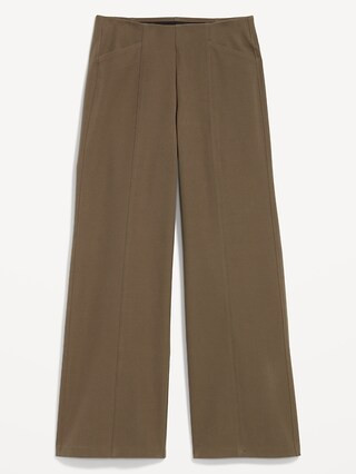 High-Waisted Pull-On Pixie Wide Leg Pants | Old Navy (US)