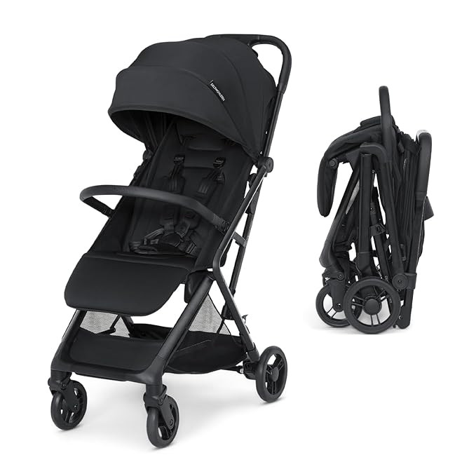 Delta Children Icon Ultra Compact Travel Stroller - Greenguard Gold Certified, Black | Amazon (US)