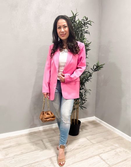 Vici pink blazer, white tank top, skinny jeans/denim #ltkunder50

20% OFF with code GLAM.BEAUTY.CHIC



#LTKsalealert #LTKGiftGuide #LTKstyletip