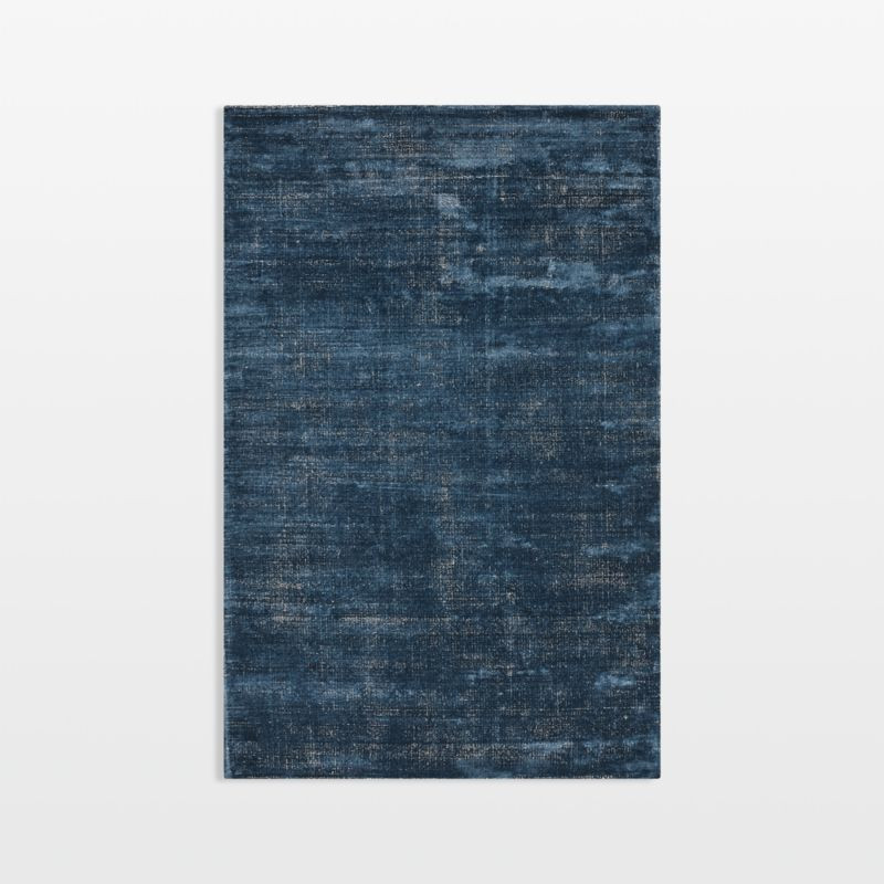 Vaughn Modern Blue Area Rug 5'x8' + Reviews | Crate & Barrel | Crate & Barrel