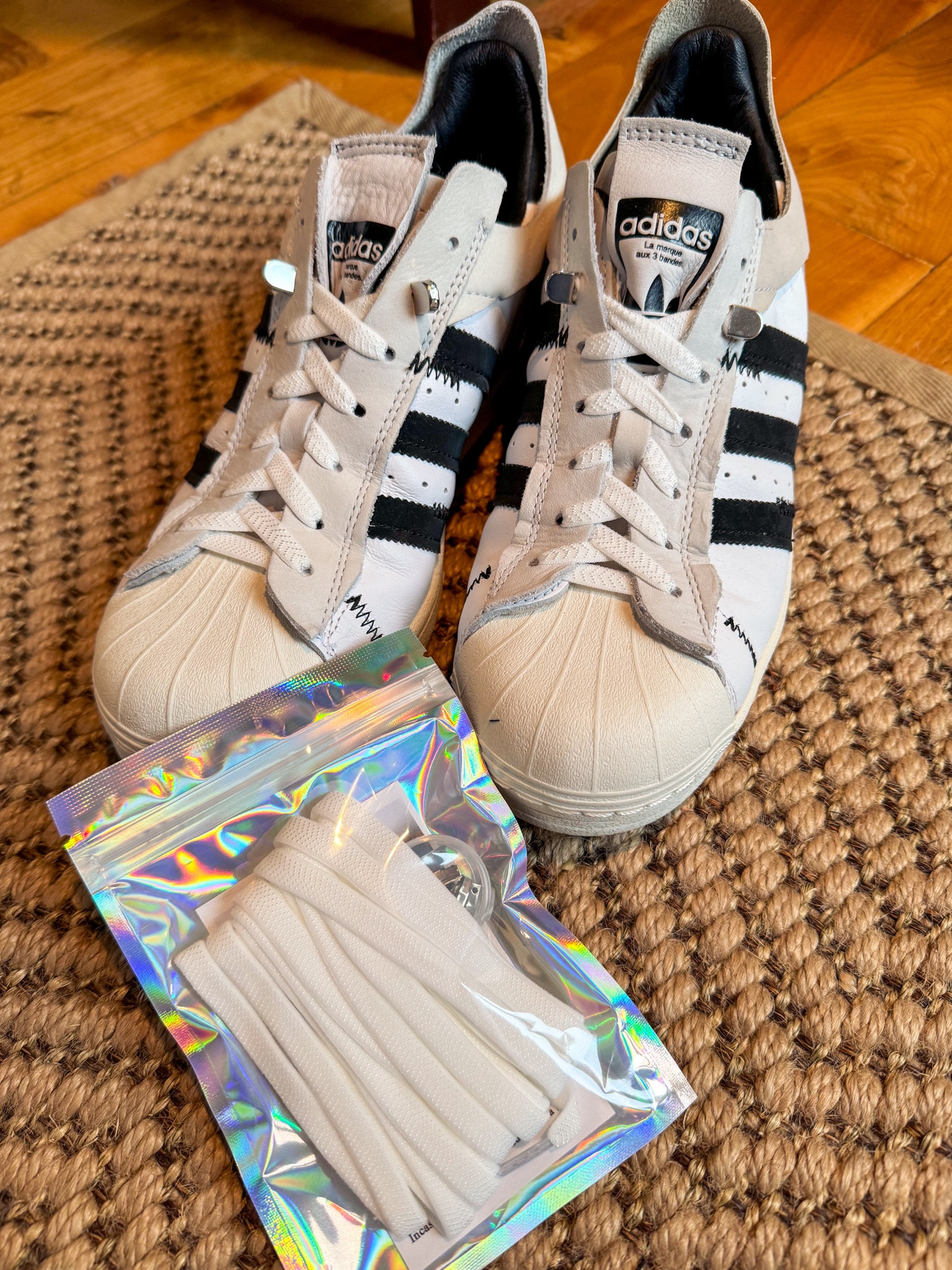 I’m never tying my shoes again! These stretchy no-tie laces are my new obsession. Just replace your old laces with these and slip your shoes on and off with ease! The Adidas Superstars are pretty sweet too. 😉

#LTKshoecrush #LTKfamily #LTKActive