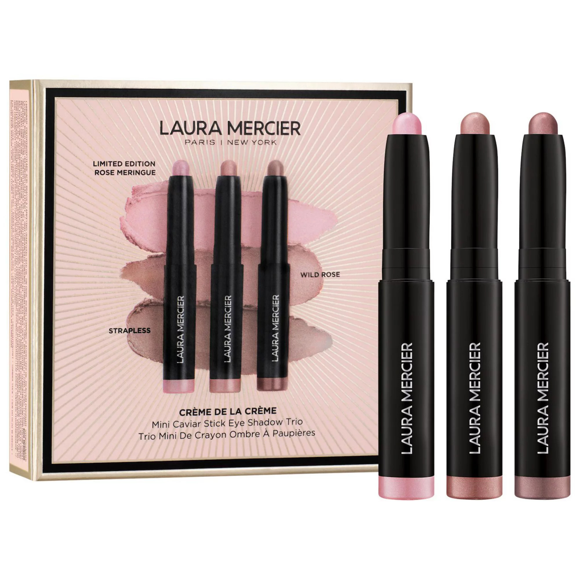 Laura Mercier Mini Creme De La Creme Caviar Stick Eyeshadow Trio Gift Set | Kohl's