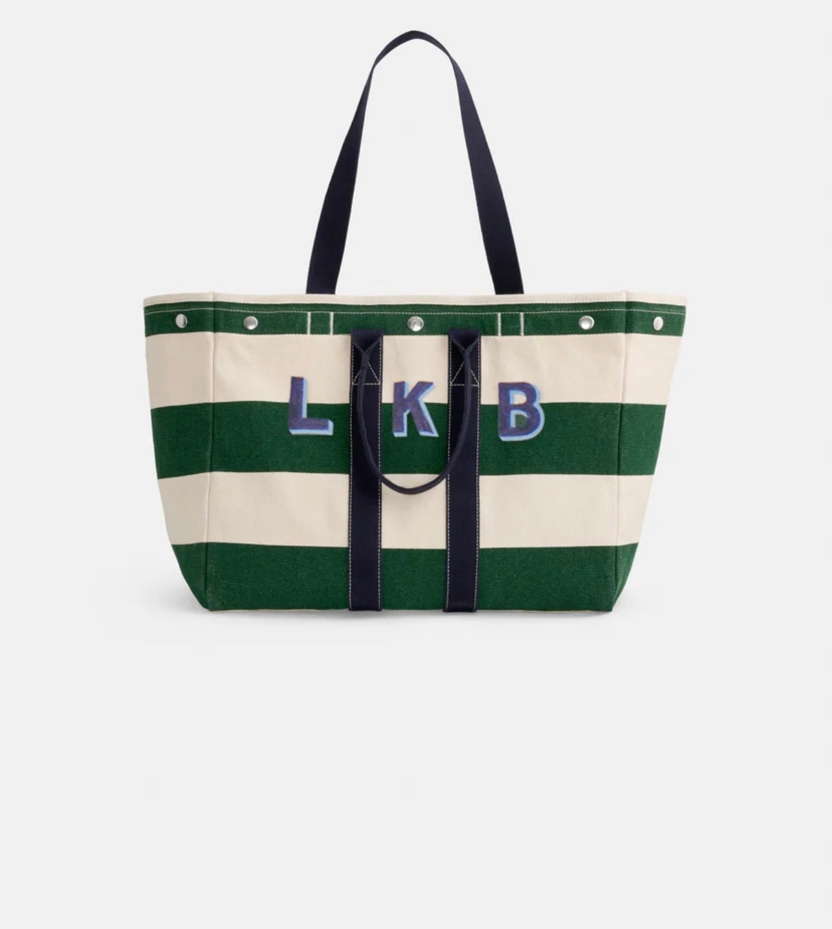 Perfect striped weekend tote #monogram

#LTKmomlife #LTKTravel #LTKActive