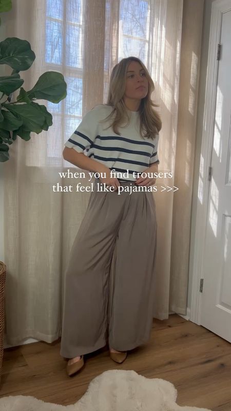 The best trousers under $40! Added bonus: they feel like pajamas 🥰

#LTKstyletip #LTKfindsunder50 #LTKworkwear