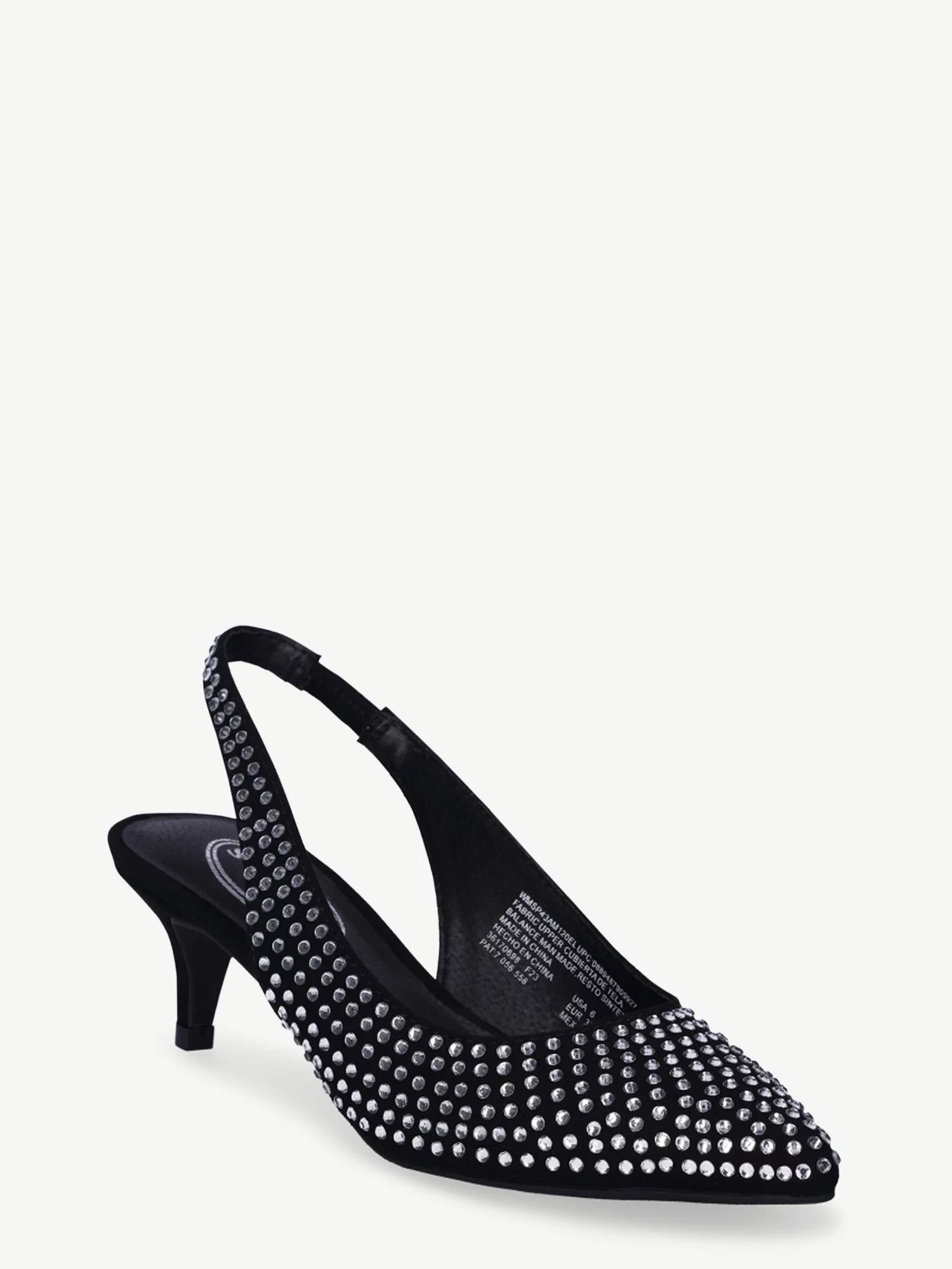 Scoop Women’s Slingback Kitten Heel Pumps | Walmart (US)