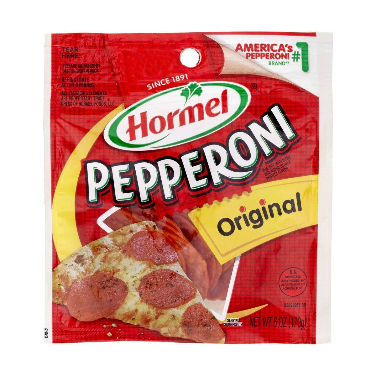 Hormel Original Pepperoni Slices - 6oz | Target