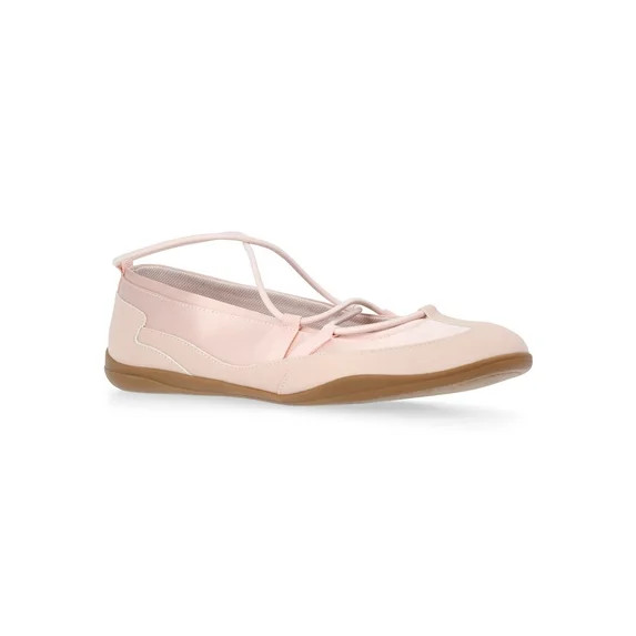 No Boundaries Ballet Flat Sneakers, Women's | Walmart (US)