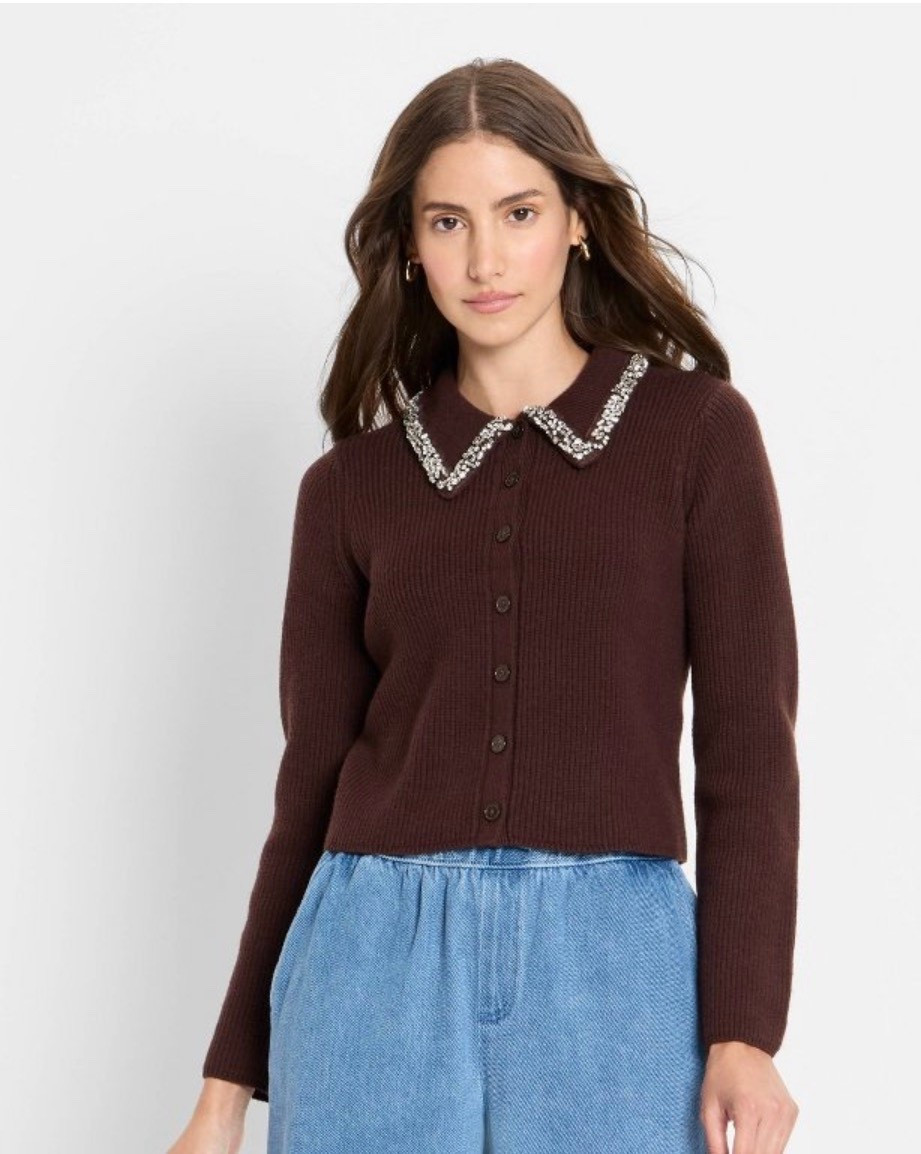 Jeweled cardigan 

#LTKHoliday