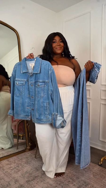 This denim on denim look is such a statement. From the accessories to the fit, this outfit is unforgettable! I mean, look at that cutie flower on my jacket💐 Obsessed.

plus size fashion, denim on denim, spring outfit inspo, summer vacation, plus size fashion, fashion trends, two piece, mid size, plus size

#LTKSaleAlert #LTKFindsUnder100 #LTKPlusSize