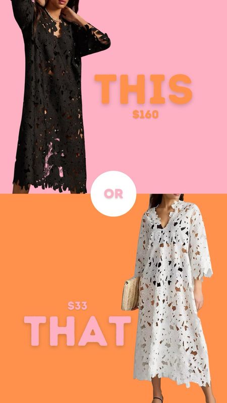 This or that… lace coverup 

#LTKstyletip #LTKSeasonal #LTKover40