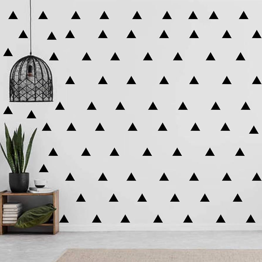 196Pcs Triangle Wall Stickers Decor DIY Wall Decals Sticker Murals Decoration and Art Decor for H... | Amazon (CA)