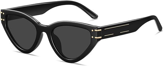 Cat Eye Sunglasses for Women Trendy Classic UV400 Protection Triangle Frame Cateye Sun Glasses | Amazon (US)