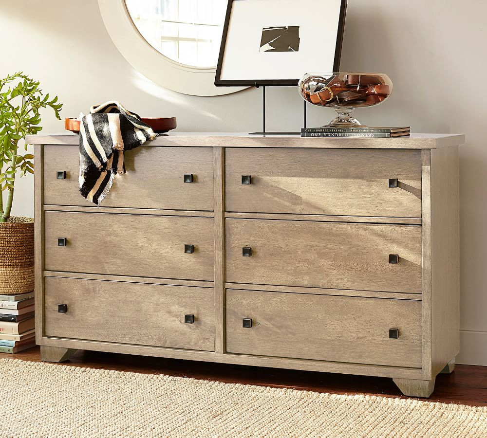 Sumatra 6-Drawer Wide Dresser | Pottery Barn (US)