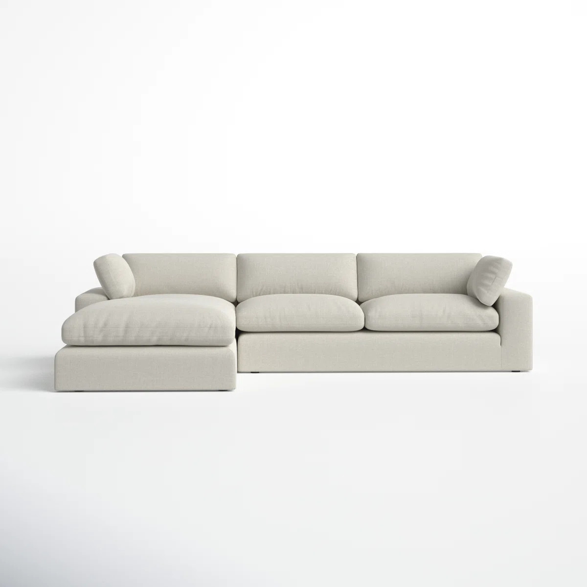 Asher 2 - Piece Upholstered Chaise Sectional | Wayfair North America