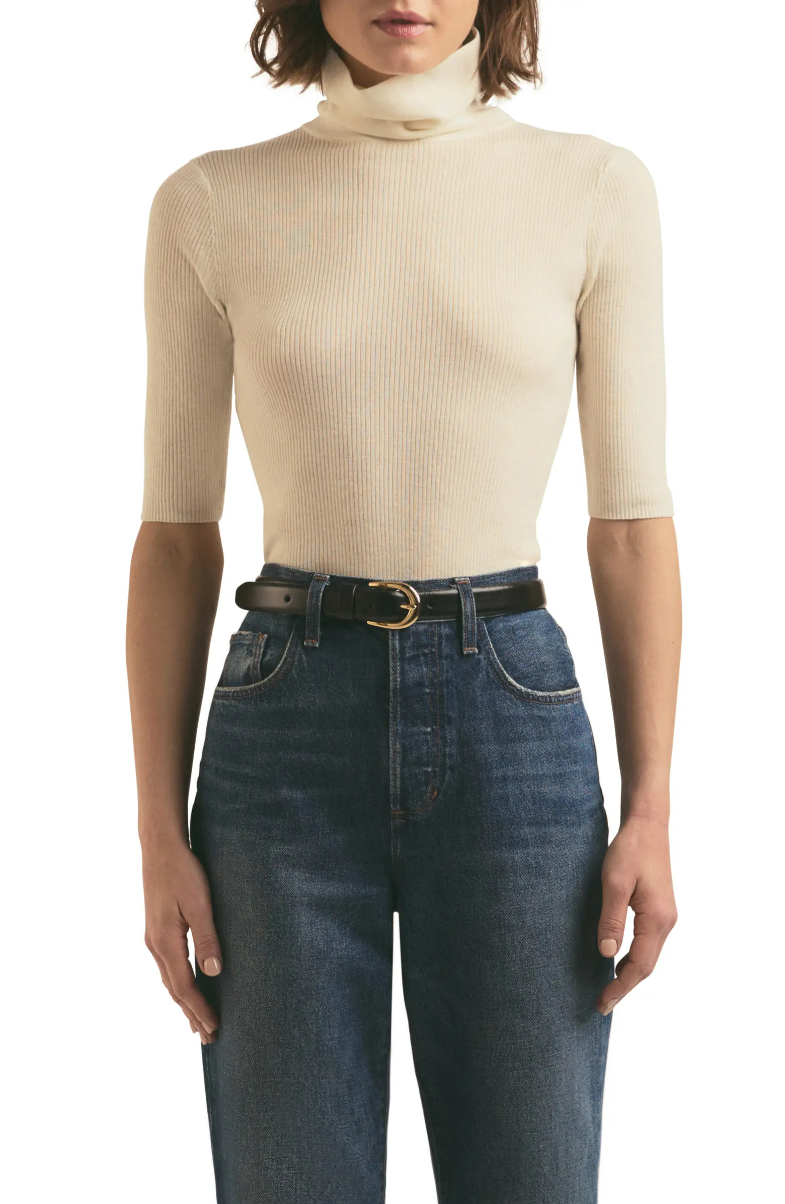 The Amelia Merino Wool Turtleneck Top | Nordstrom