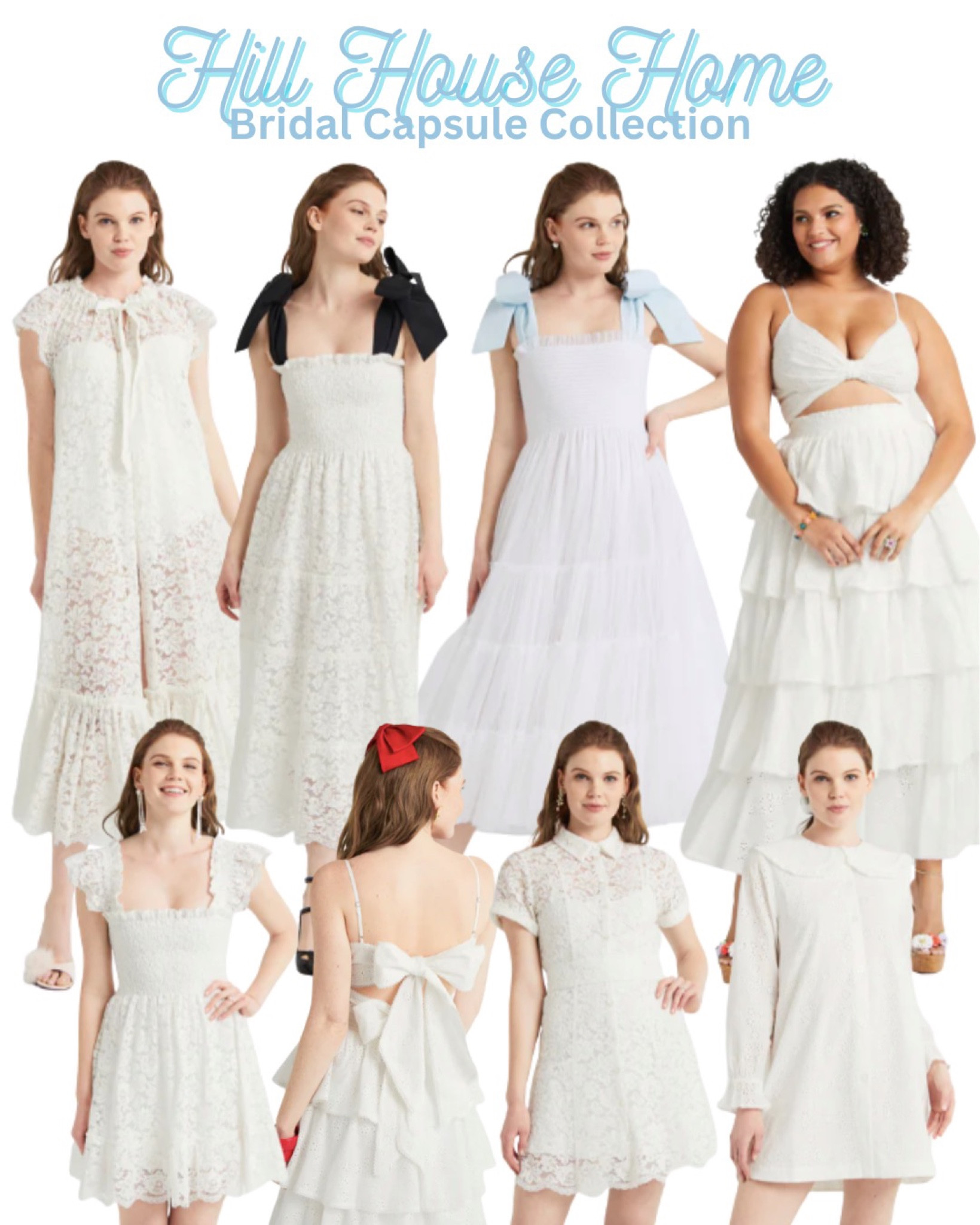 Hill House Home Bridal Capsule Collection 🤍 wedding dress, wedding shower dress, bridal shower dress, bride dress, bachelorette dress, bachelorette party dress, white dress, formal dress, graduation dress, party dress, white lace dress, white nap dress, honeymoon dress 

#LTKSeasonal #LTKwedding