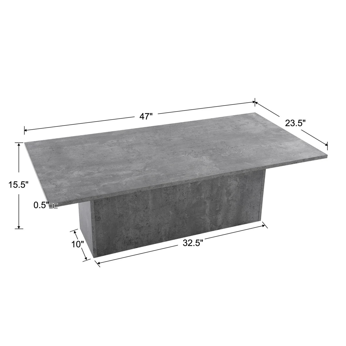 Modern Coffee Table With Pedestal | Wayfair North America