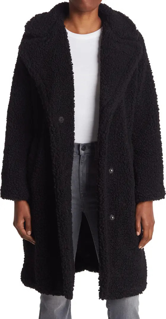 Faux Shearling Long Coat | Nordstrom Rack