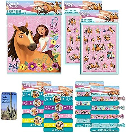Saguaro Acres Spirit Riding Free Birthday Party Supplies Favor Pack - Serves 8 | Amazon (US)