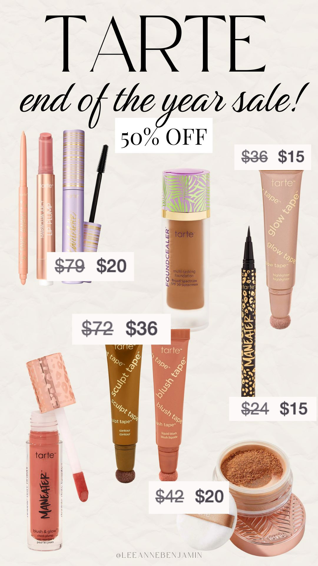 TARTE end of the year sale! Some amazing deals! 
 

 #LTKgrwm #LTKSaleAlert #LTKBeauty
