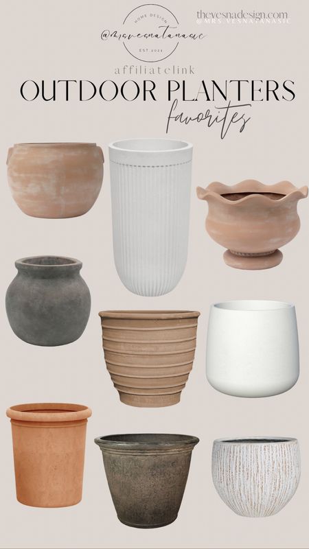 Outdoor planters finds! These would be great indoor & outdoor! The fluted is PB dupe 🤯. 

Outdoor, outdoor planter, indoor planter, fluted planter, pottery barn, at home, patio season, front porch, backyard, home, planters, spring decor, spring, summer, concrete planter, 

#LTKSale #LTKhome #LTKSeasonal