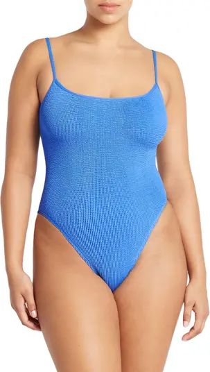 Low Palace Textured Open Back One-Piece Swimsuit | Nordstrom