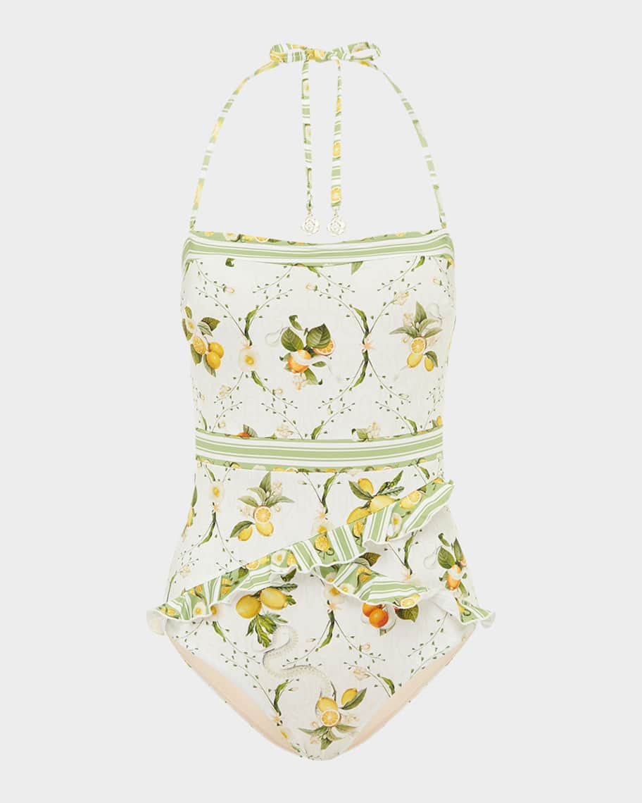 Bridget Bandeau One-Piece Swimsuit | Neiman Marcus