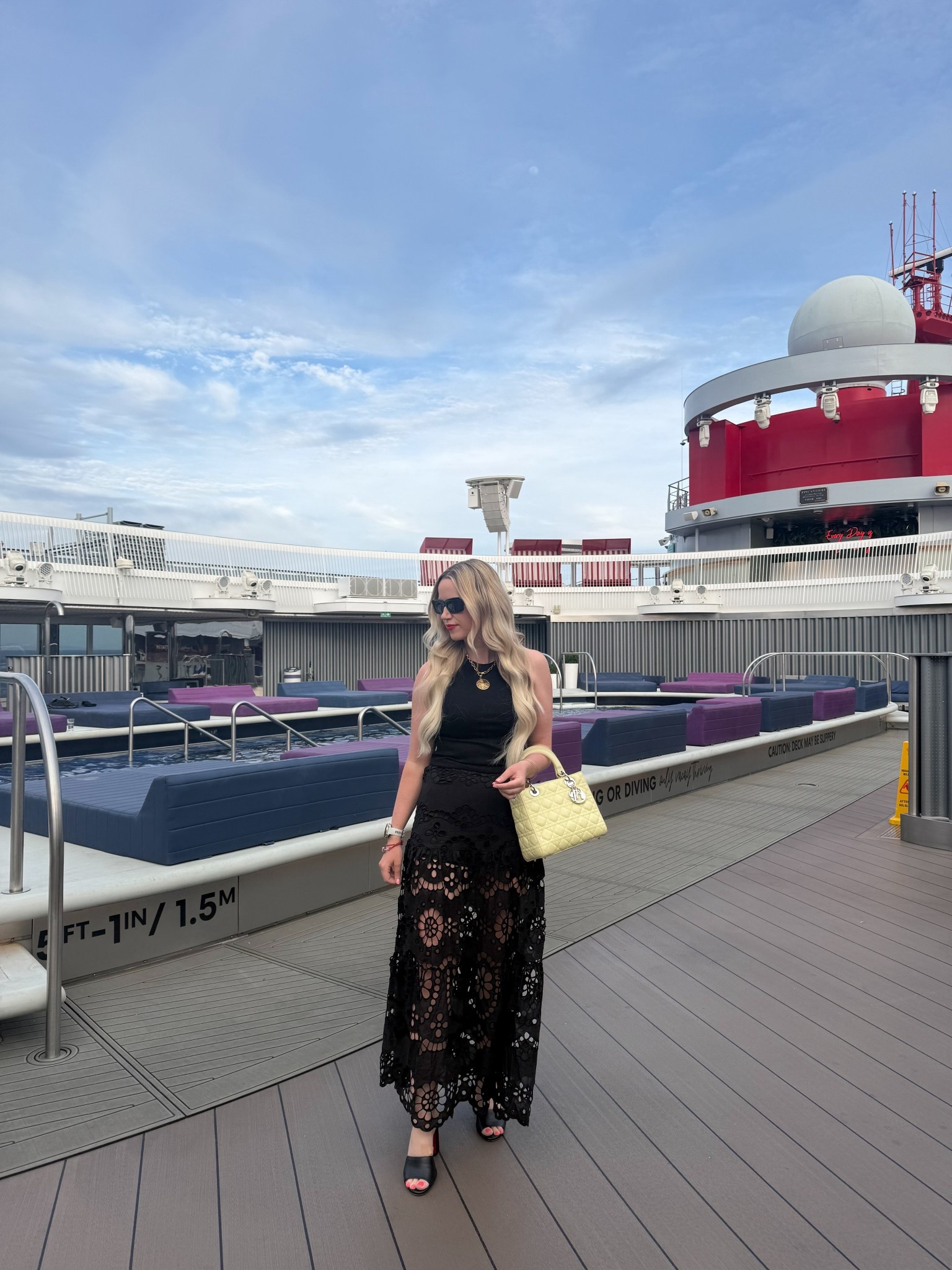 Love this tank and maxi skirt combo for a comfy, yet elevated vacation fit!

My code SHAY35 will get you 35% off this skirt and other summer staples from Vici Collection 🖤

Tank: Small
Skirt: Small

Maxi Skirt | Eyelet | Lace Maxi Skirt | Summer Style

#LTKSeasonal #LTKootd #LTKTravel