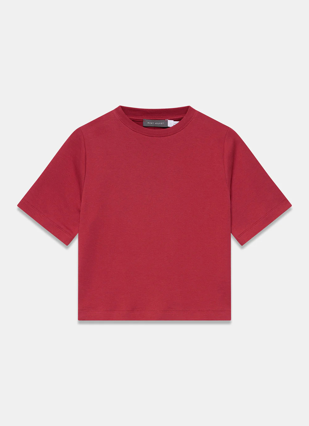 Red Ultimate Cotton T-Shirt | Mint Velvet