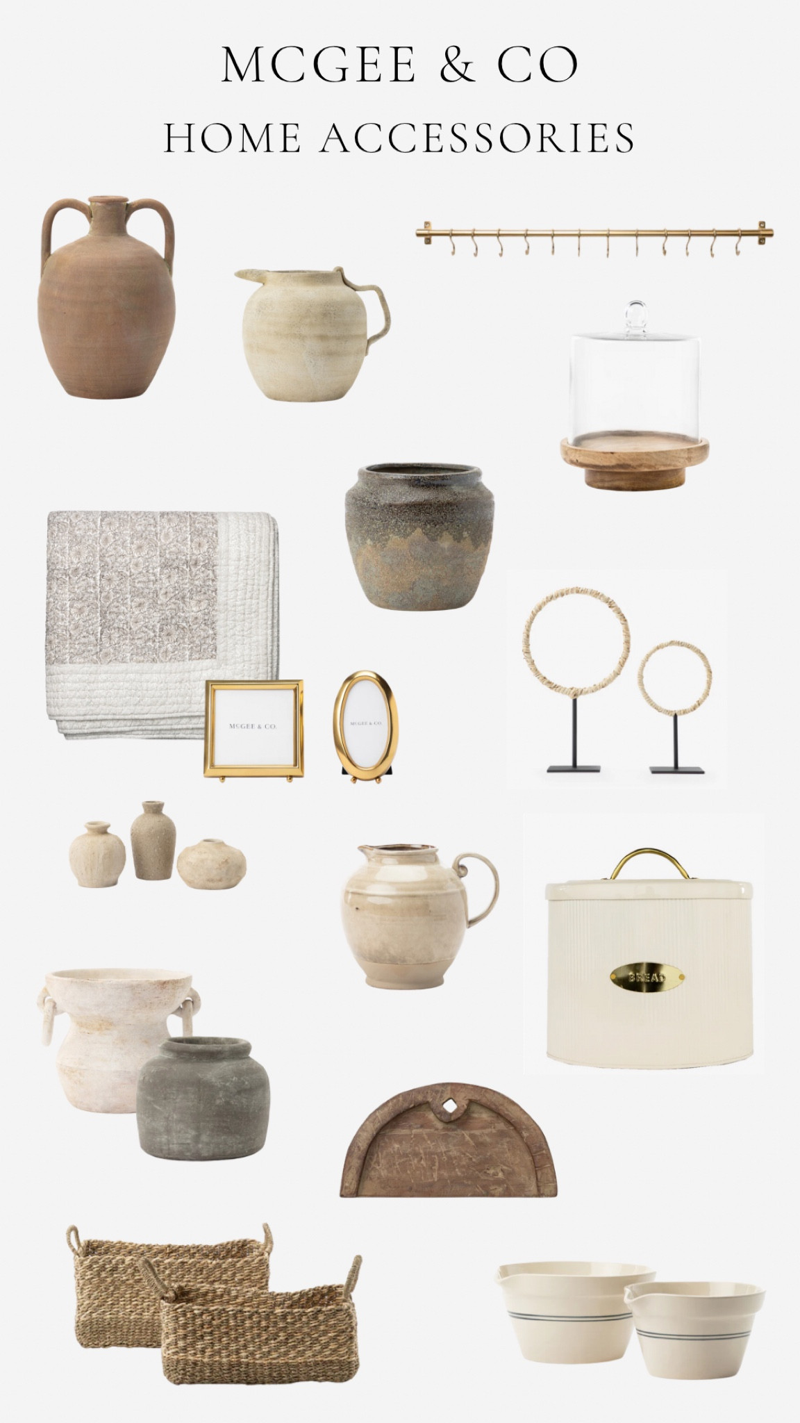McGee & Co home accessories ship free. Neutral decor. Home decor. Studio McGee. Home accessories. Vase. Home styling.

#LTKhome