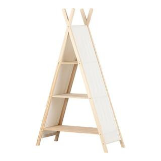 Sweedi Natural Cotton and Pine Teepee Shelving Unit | The Home Depot