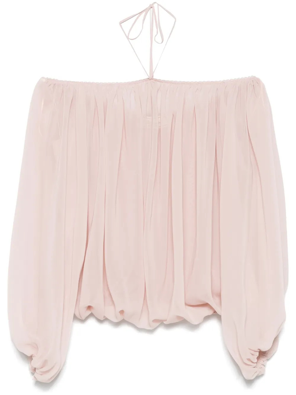 Blumarine Georgette Blouse | Pink | FARFETCH ES | Farfetch Global