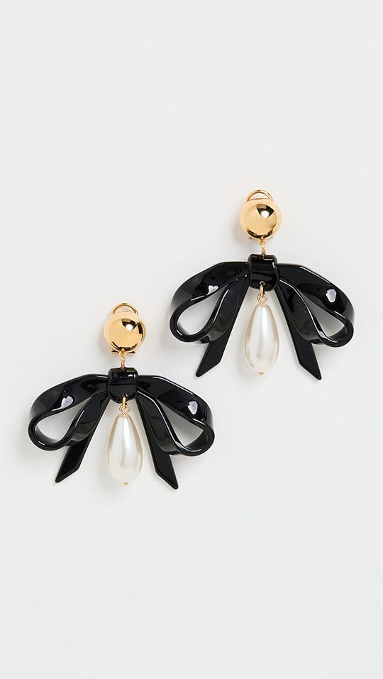 Lele Sadoughi 14k Bow Drop Earrings | SHOPBOP | Shopbop