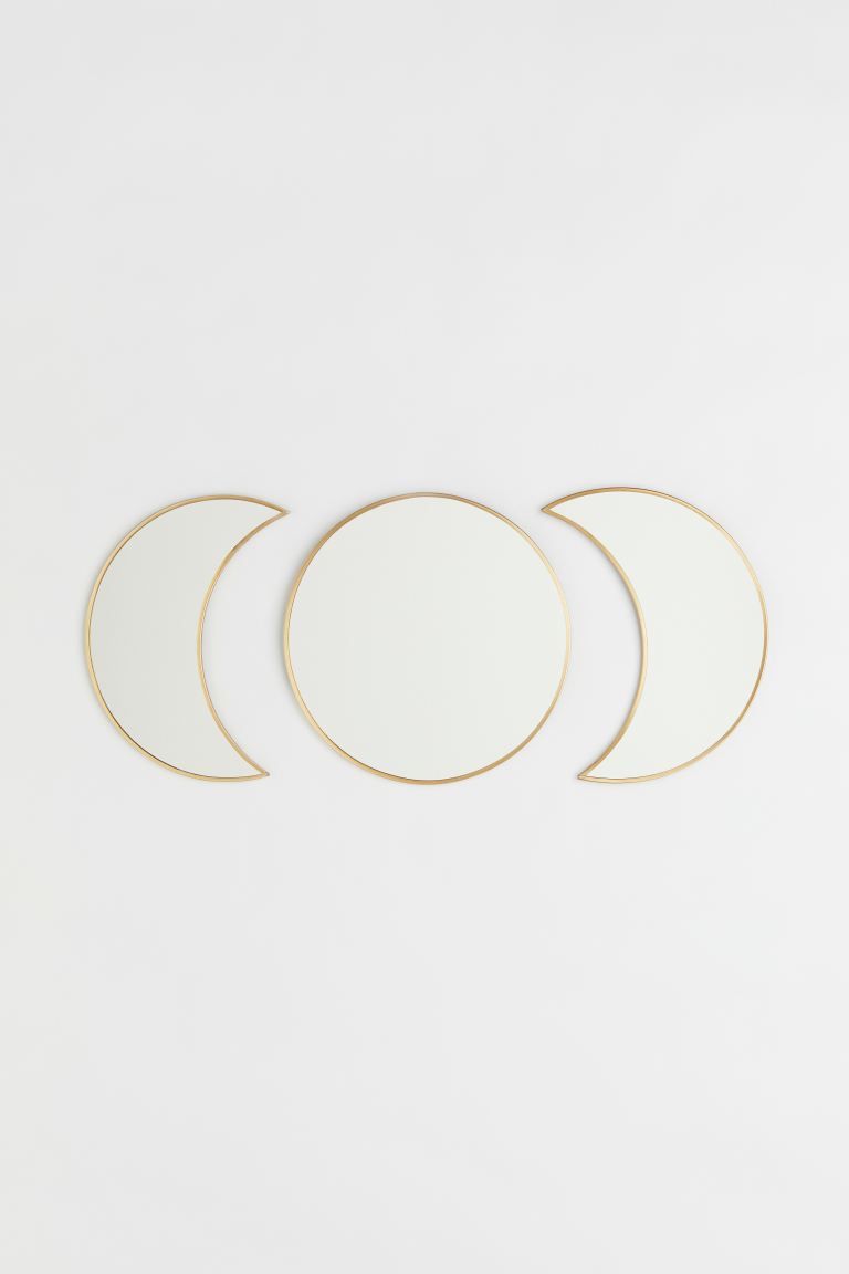 3-pack Metal-framed Mirrors | H&M (US + CA)