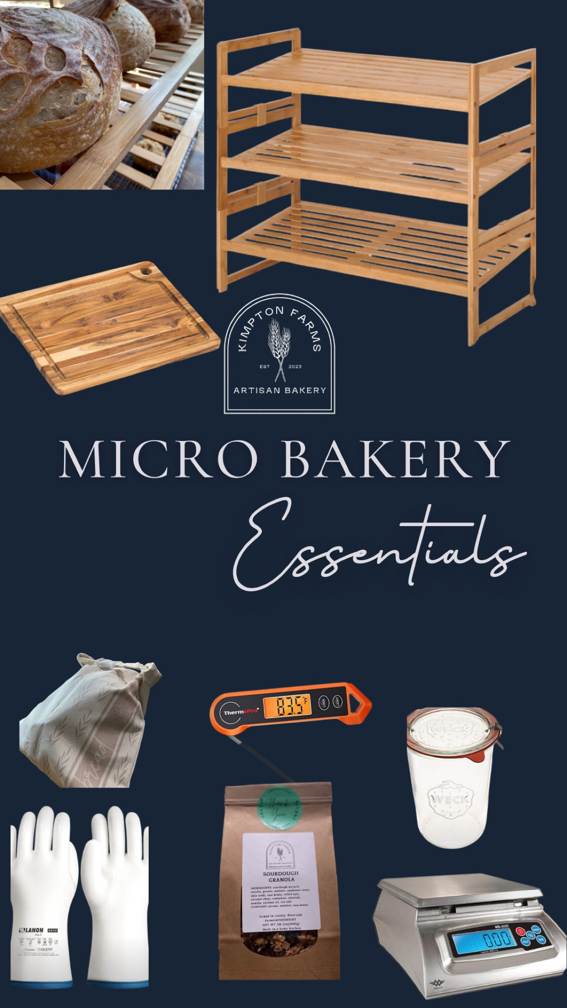 Shop my key essentials I use in my micro bakery 🌿