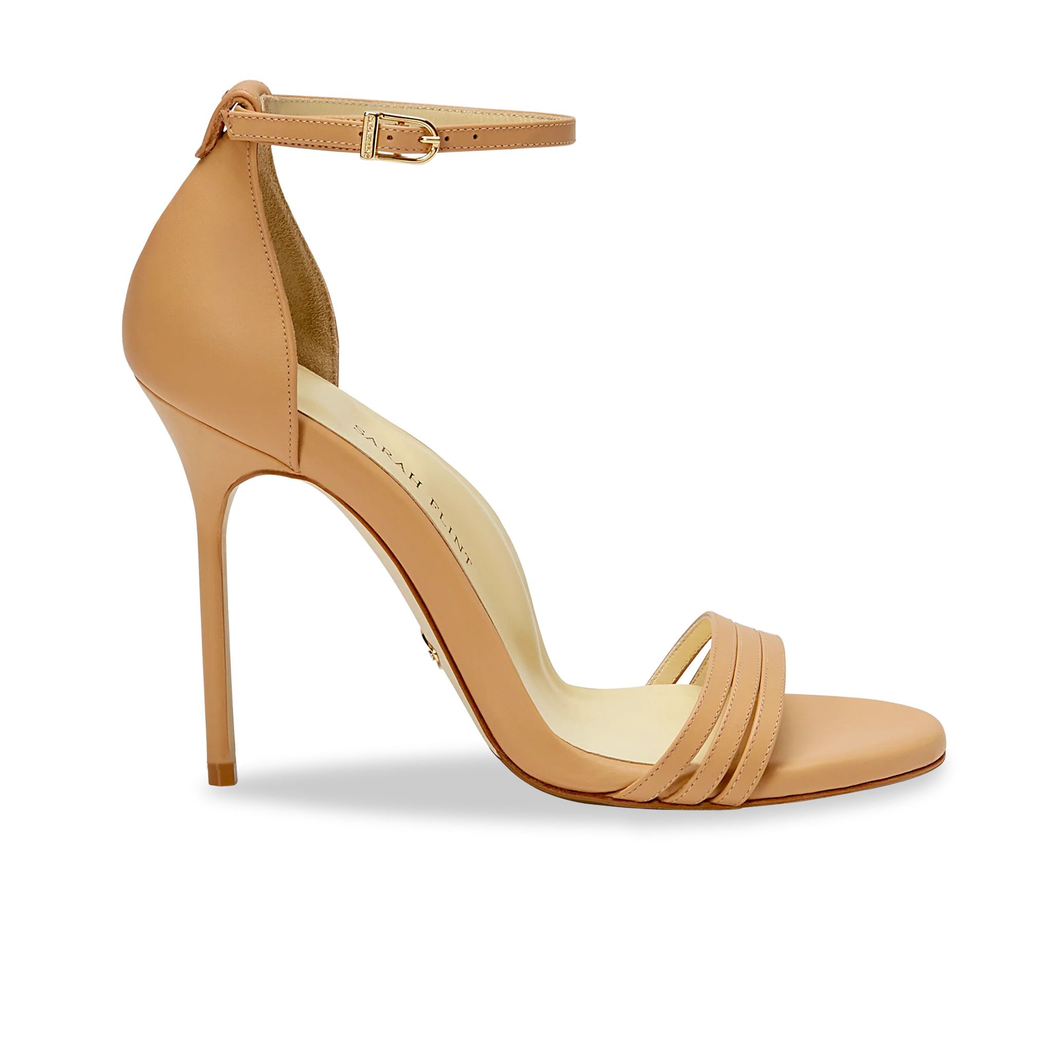 Perfect Sandal 100 | Sand Calf | Sarah Flint | Sarah Flint